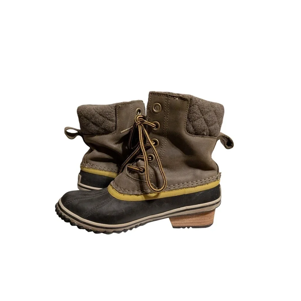 Sorel Slimpack Ii‎ Boots Brown Size 6 Womens